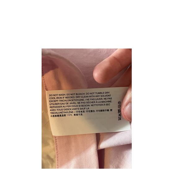 Theory pants Treeca Pull-On Good Linen cropped pink size 16 - Picture 8 of 8